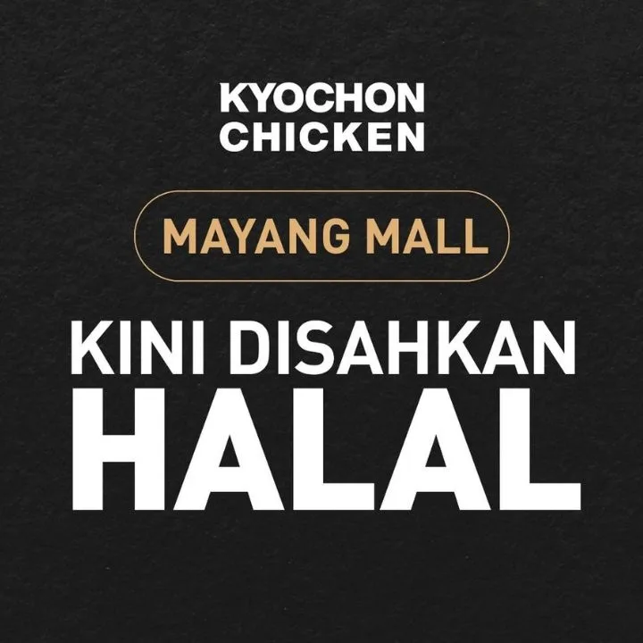 KyoChon Malaysia JAKIM halal certified Korean fried chicken